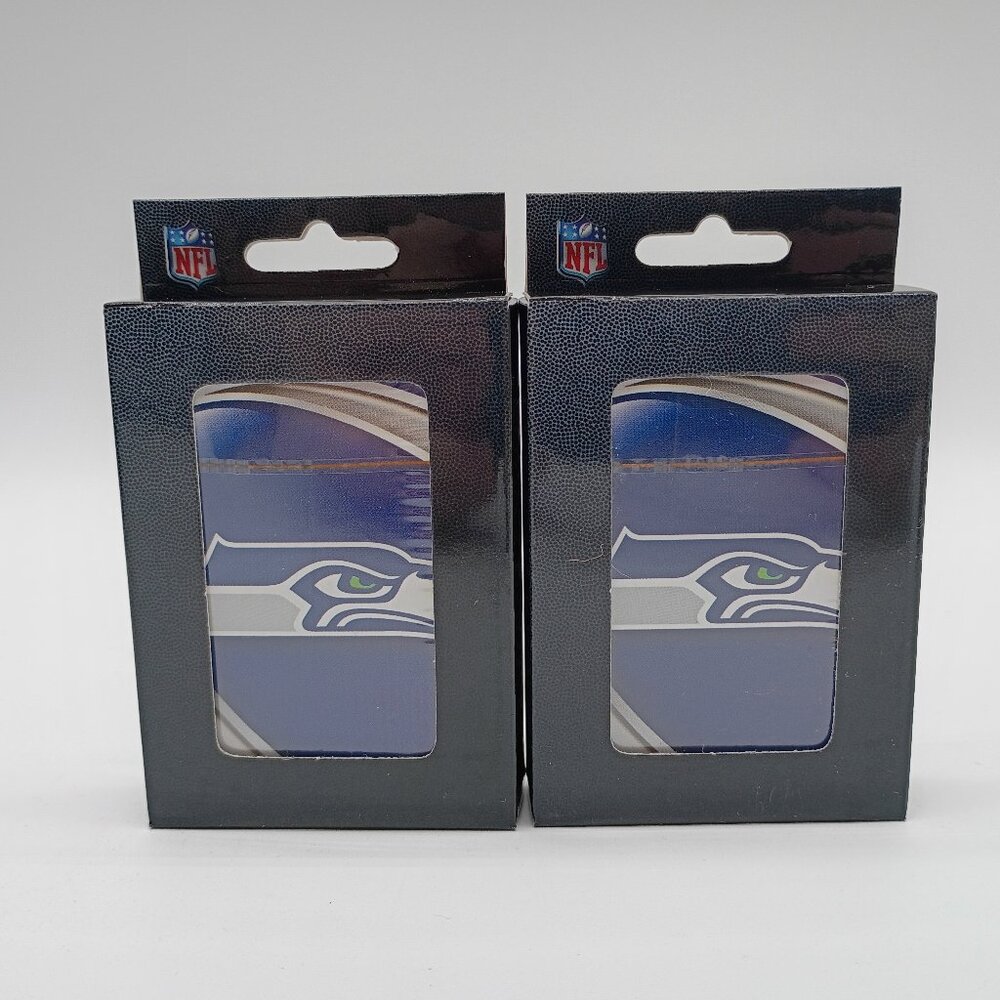 2 Sealed Playing Card Decks  Seattle Seahawks